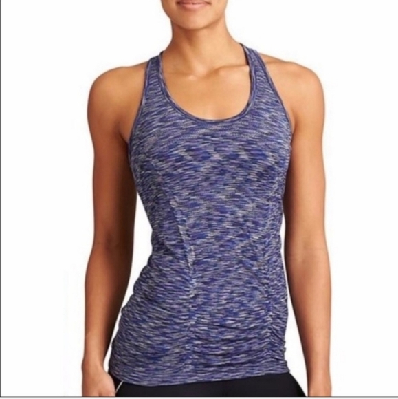 Athleta Fastest Track Racerback Space Dye Tank Top Sz M - Picture 1 of 8